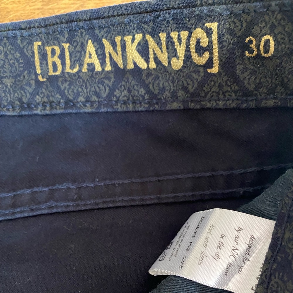 Blank Nyc Patterned Jeans Size 30 - image 3